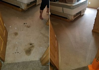 Before and After Residential Carpet Cleaning